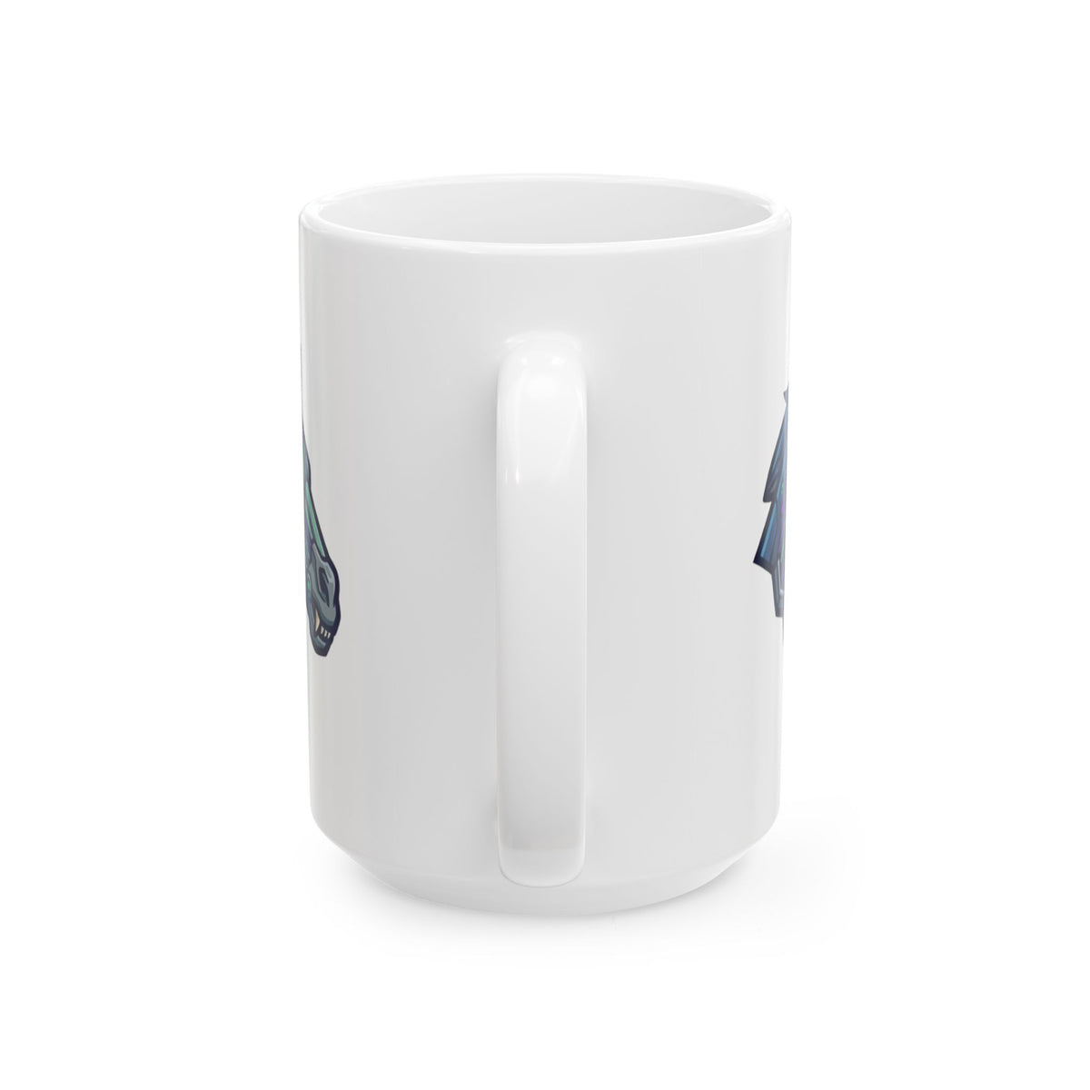 "Cyber Mustang" White Ceramic Mug — Graphic
