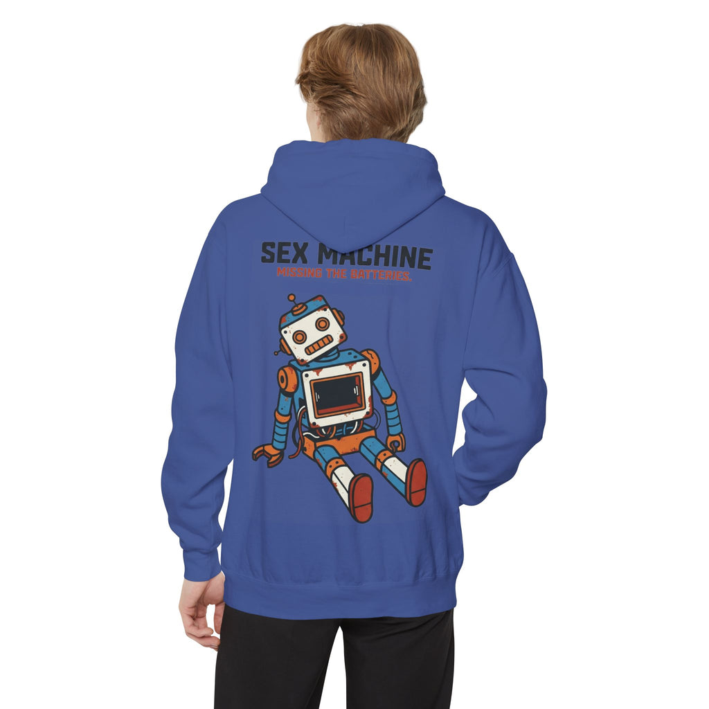 "Sex Machine" Garment-Dyed Hoodie