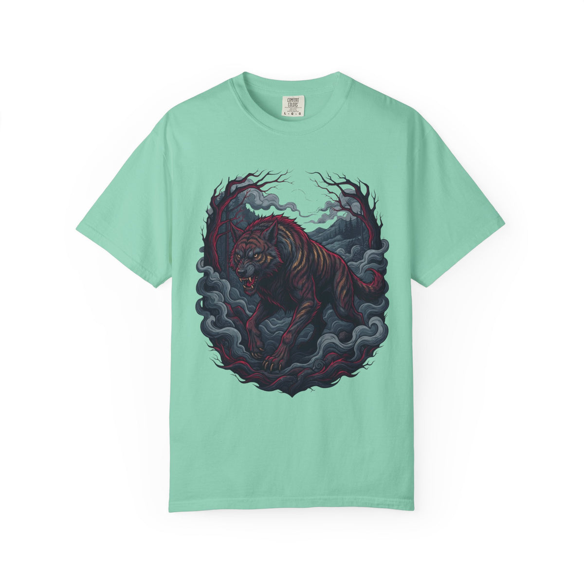 Color: Island Reef | The Beast of Gévaudan (France) Unisex Garment-Dyed Tee