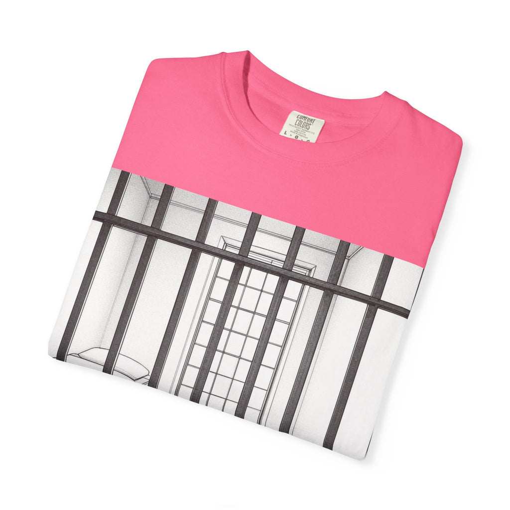 "86-47 Jail Cell" Unisex Garment-Dyed T-shirt