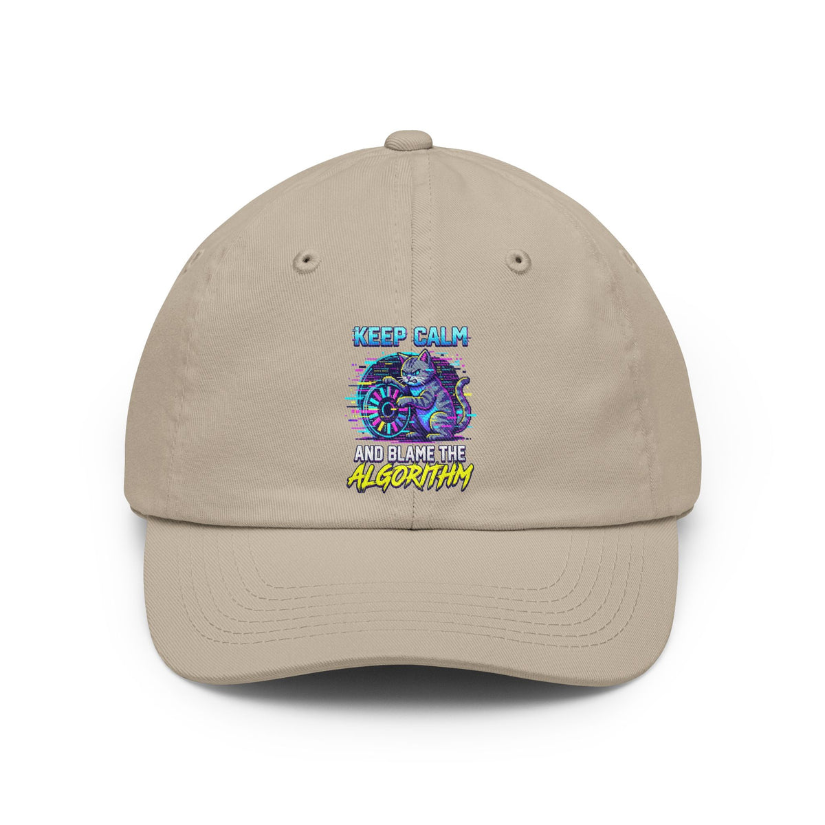 Color: Stone | Keep Calm And Blame The Algorithm Dad Hat