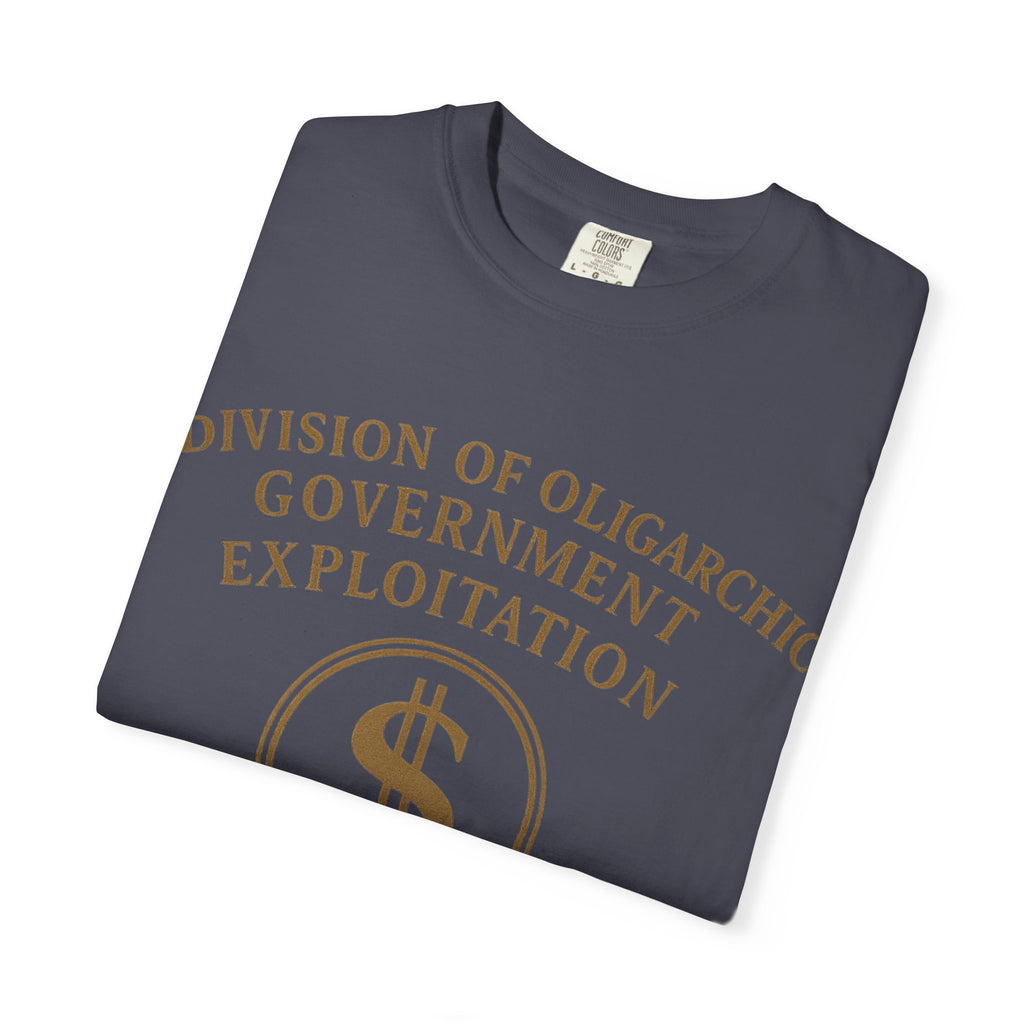 "DOGE—By the Elite, For the Elite" Unisex Garment-Dyed T-shirt