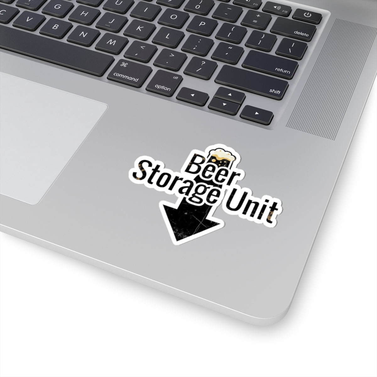 Beer Storage Unit – Premium Dad Bod | Kiss-Cut Sticker — AttitudeShirts