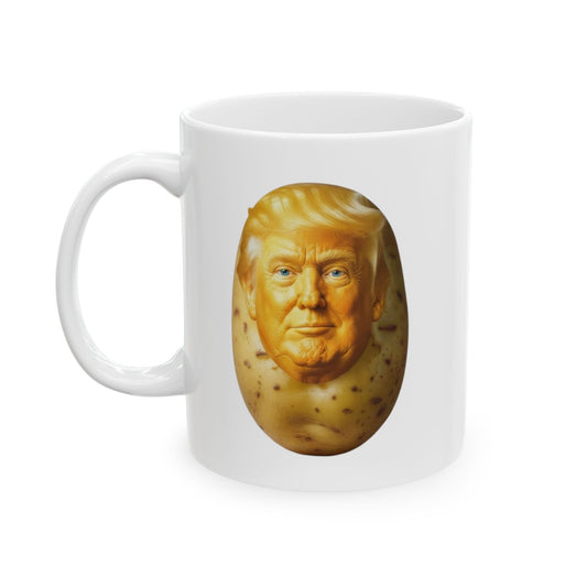 "Dick Tater" White Ceramic Mug — Graphic