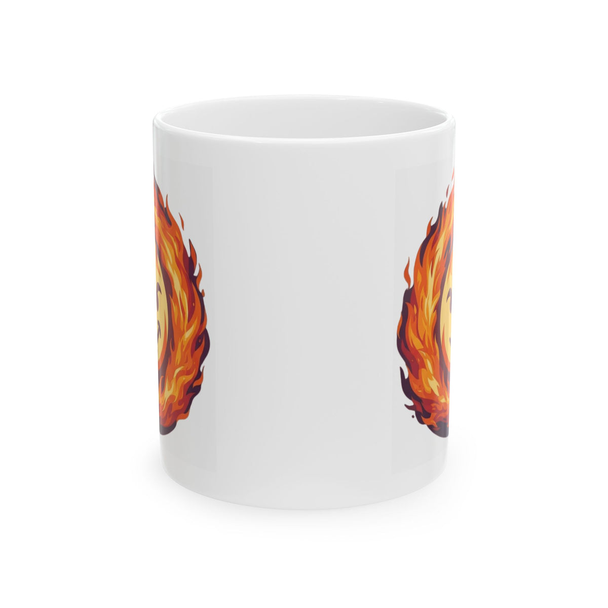 "I'm Going to Hell" White Ceramic Mug — Graphic