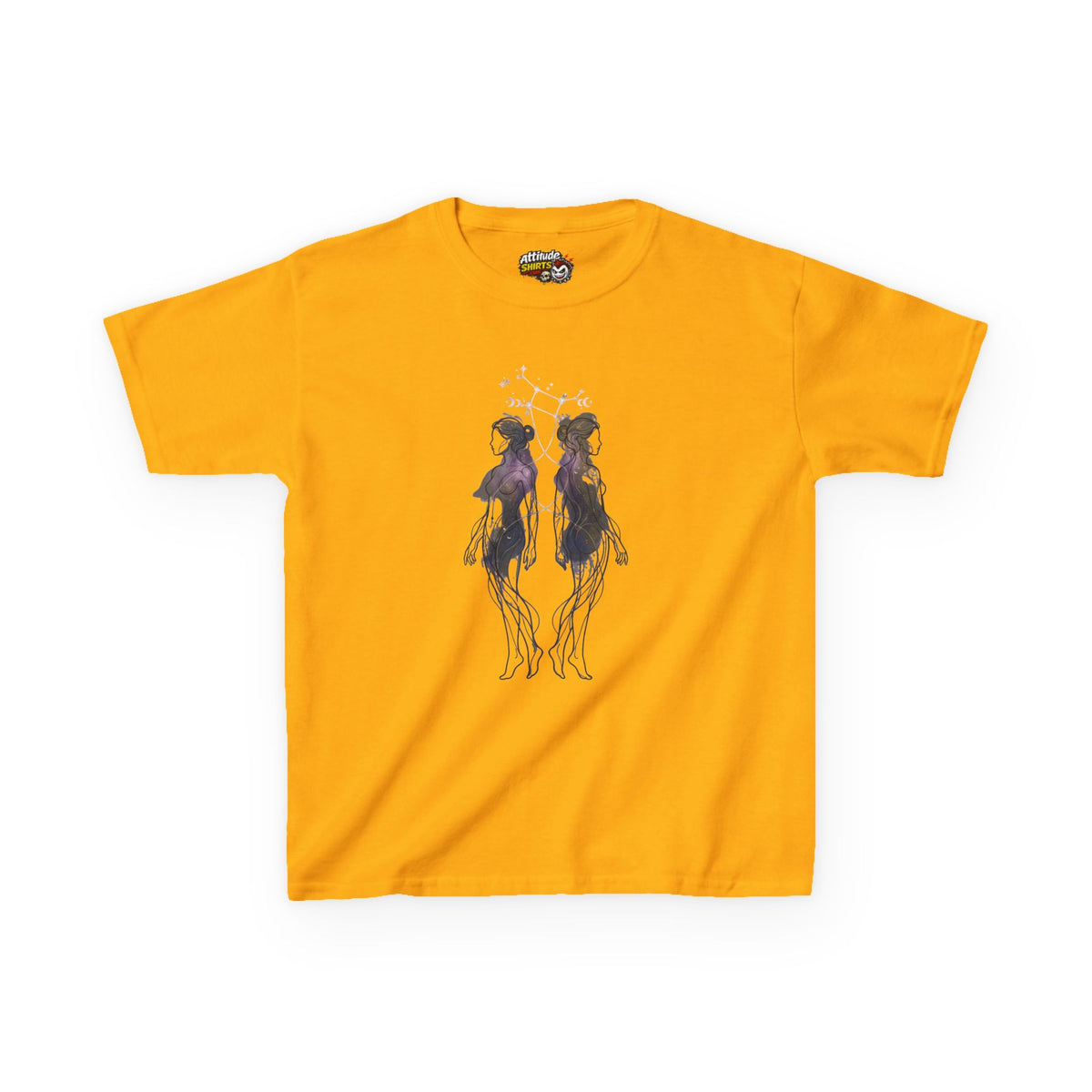"Gemini The Celestial Twins" Kids Tee