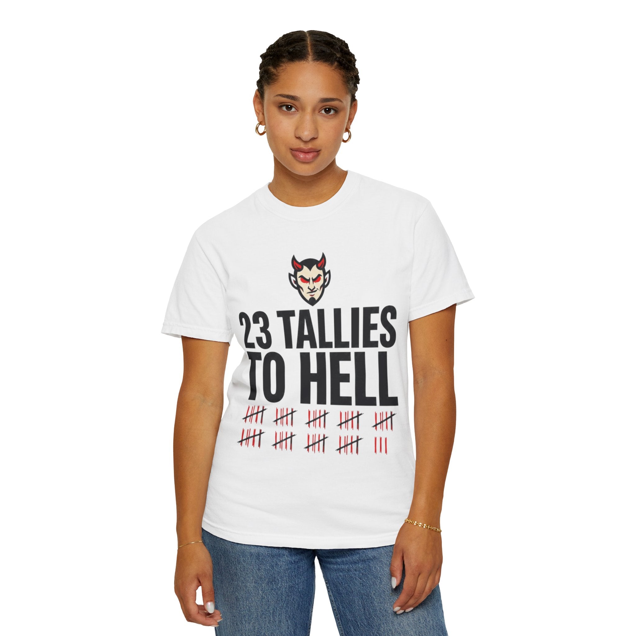 "Tallies to Hell" Unisex Garment-Dyed Tee