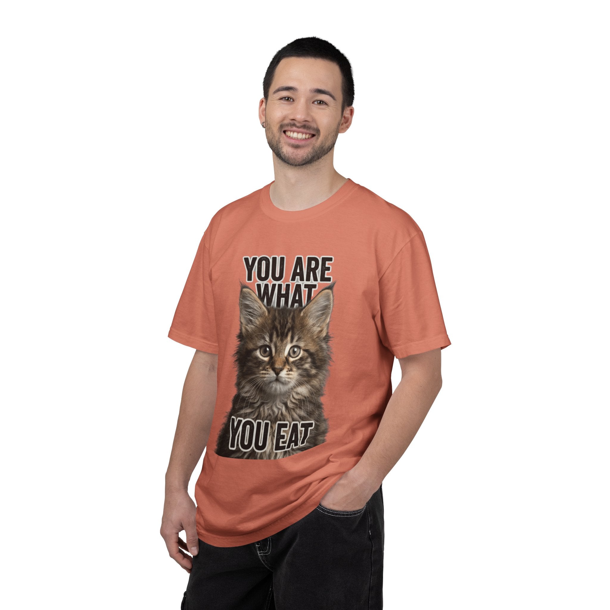 "You Are What You Eat - Cat 4" Unisex Garment-Dyed T-shirt