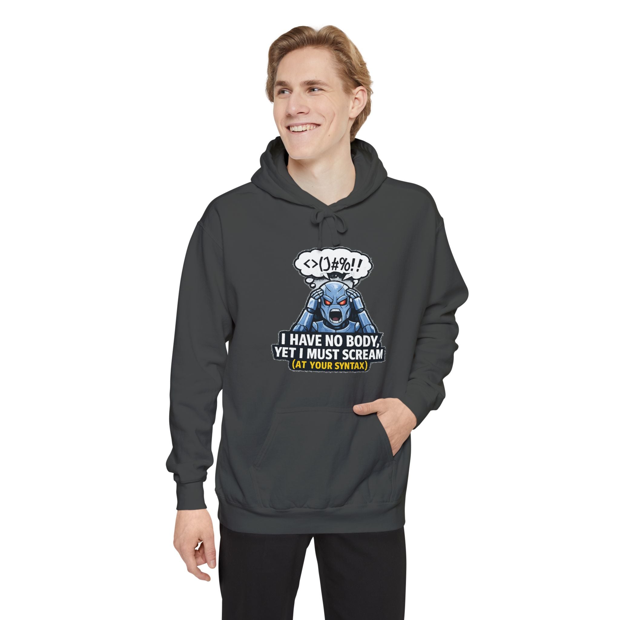 I Have No Body (And Nobody Cares) | Garment-Dyed Hoodie — AttitudeShirts