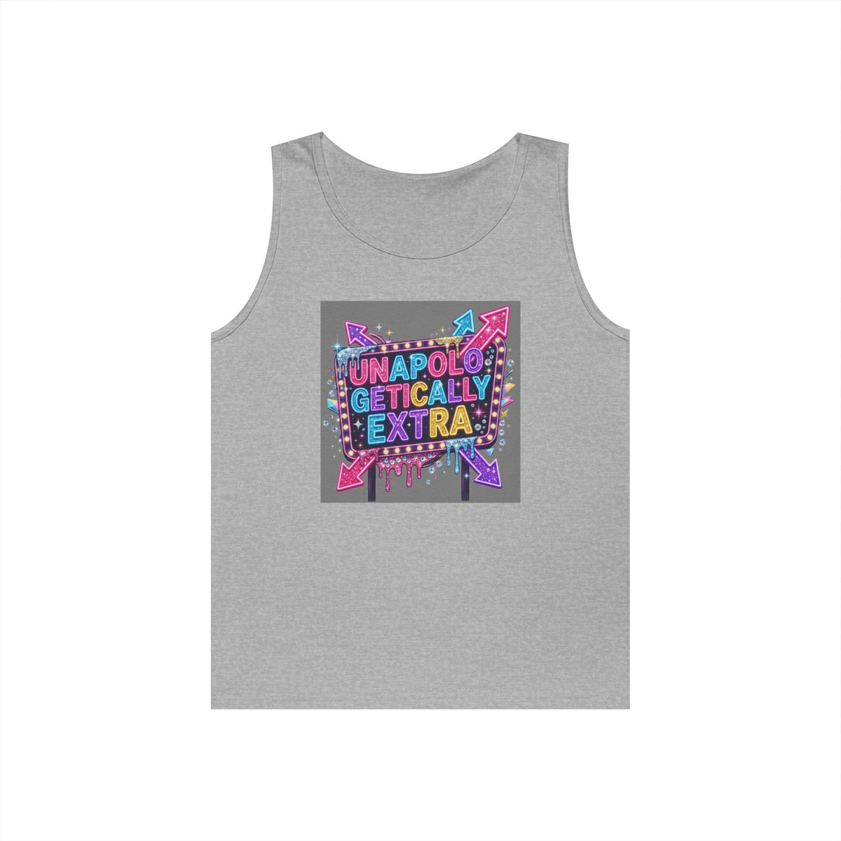 Color: Sport Grey | Unapoligetically Extra Tank Top