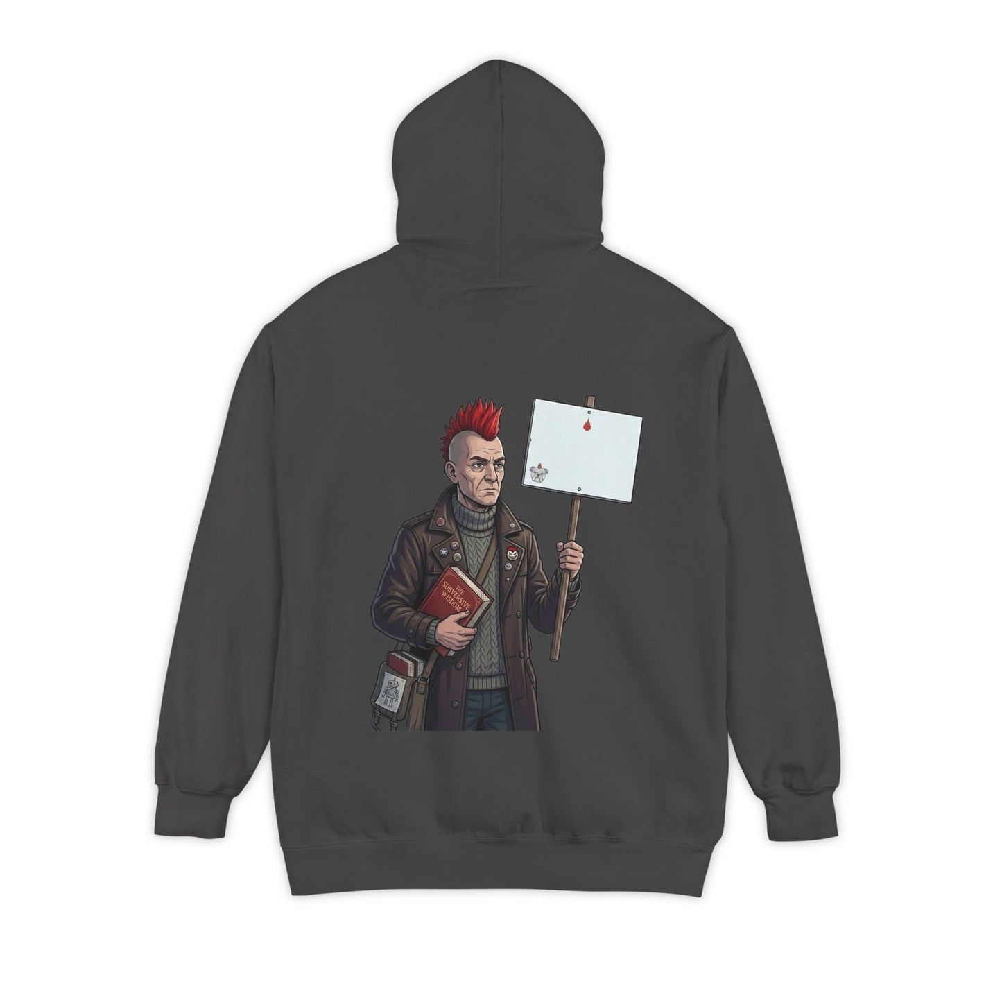 "Quiet" Garment-Dyed Hoodie
