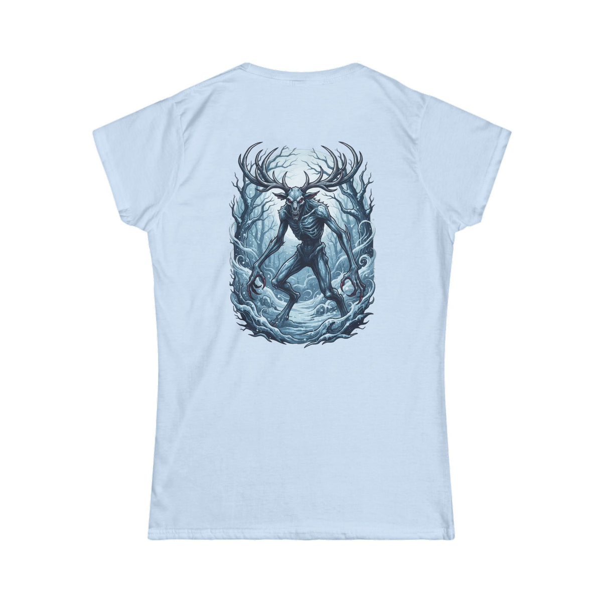 Color: Light Blue | Wendigo (Algonquian Folklore) Women's Tee