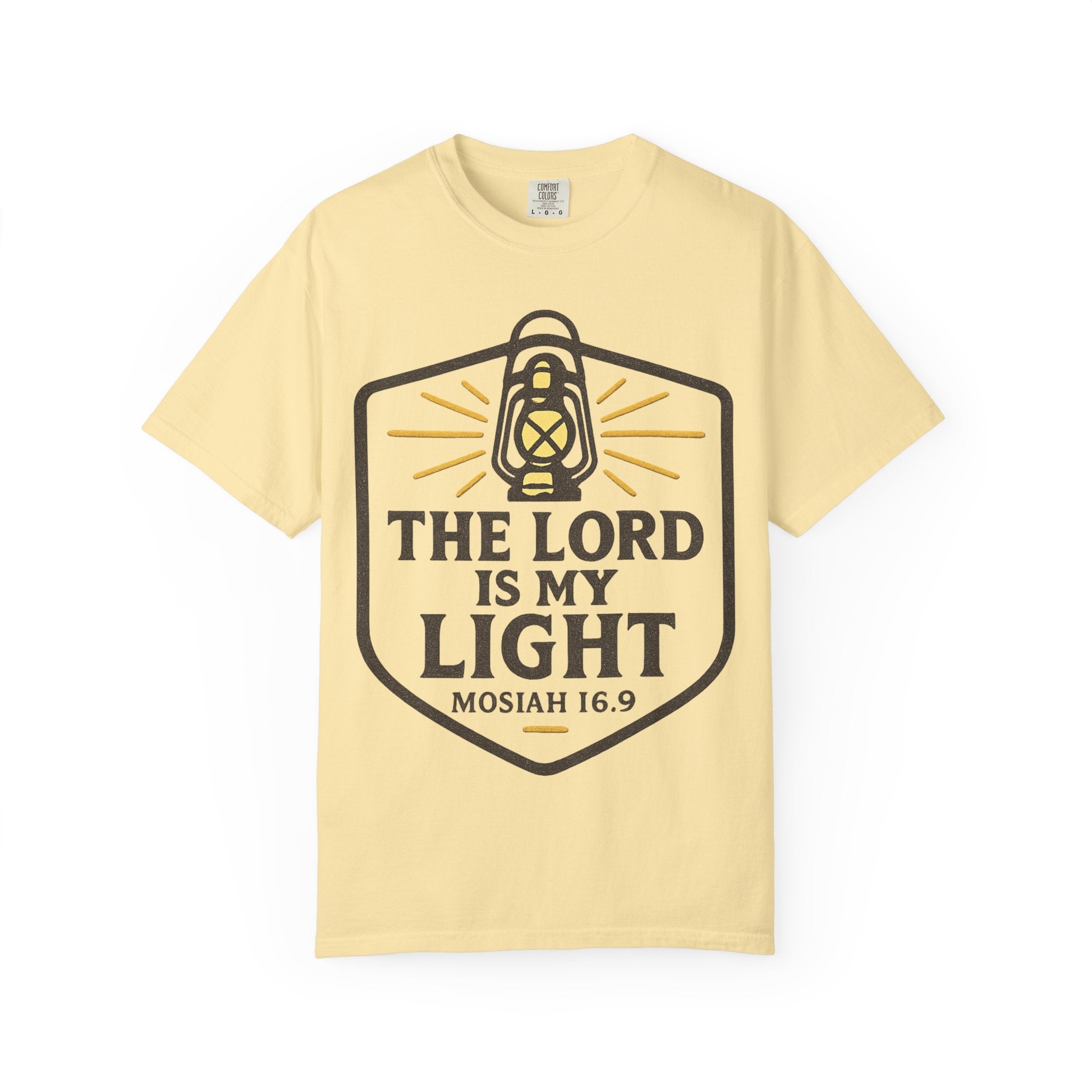 "The Lord is My Light" Unisex Garment-Dyed T-shirt