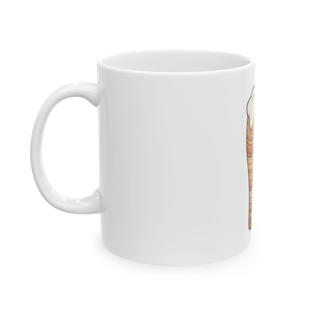 "Shifting Sandstone Beer Co." White Ceramic Mug — Graphic