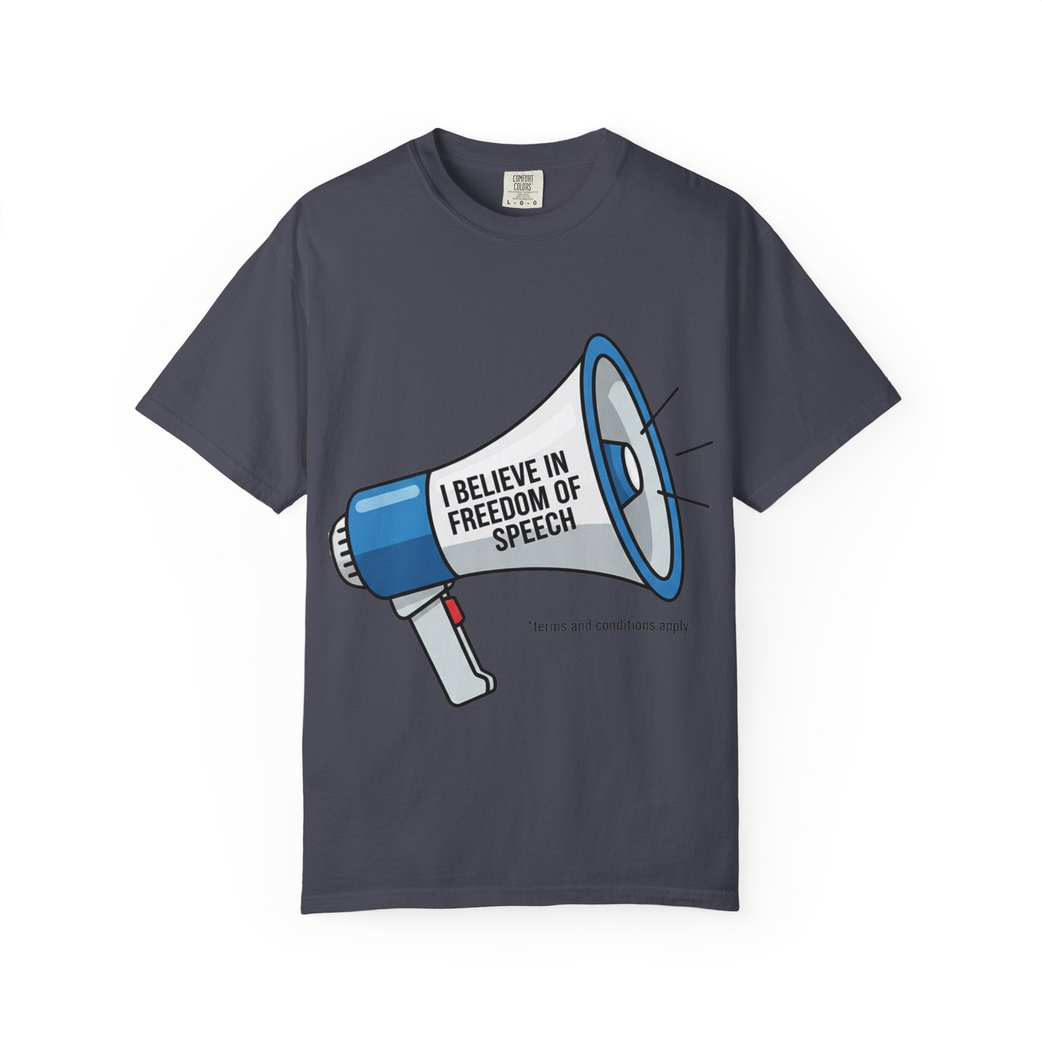 "Freedom of Speech" Unisex Garment-Dyed T-shirt