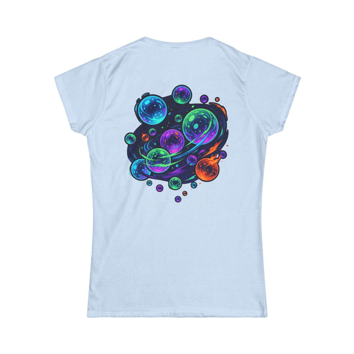 Color: Light Blue | MinMin Lights (Australian Folklore) Women's Tee