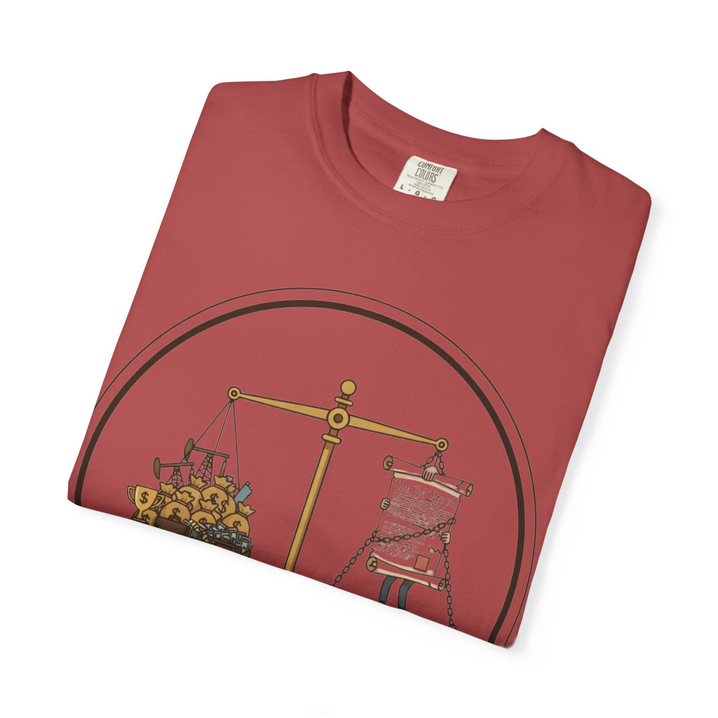 "The Economic Balance" Unisex Garment-Dyed T-shirt