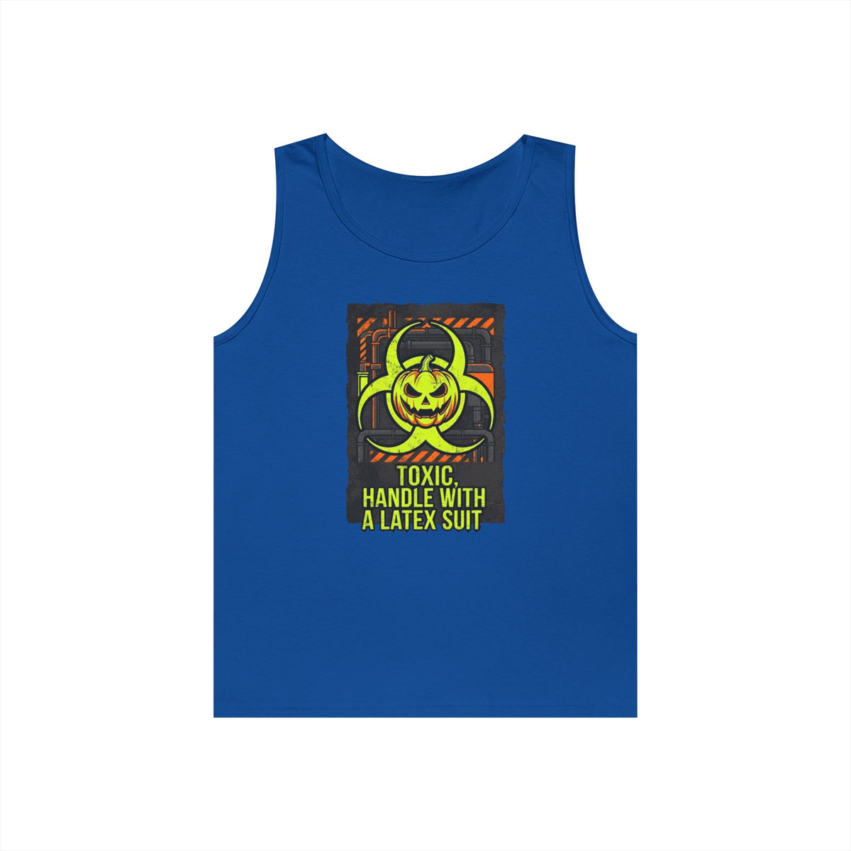 Color: Royal | Toxic handle With Latex Tank Top
