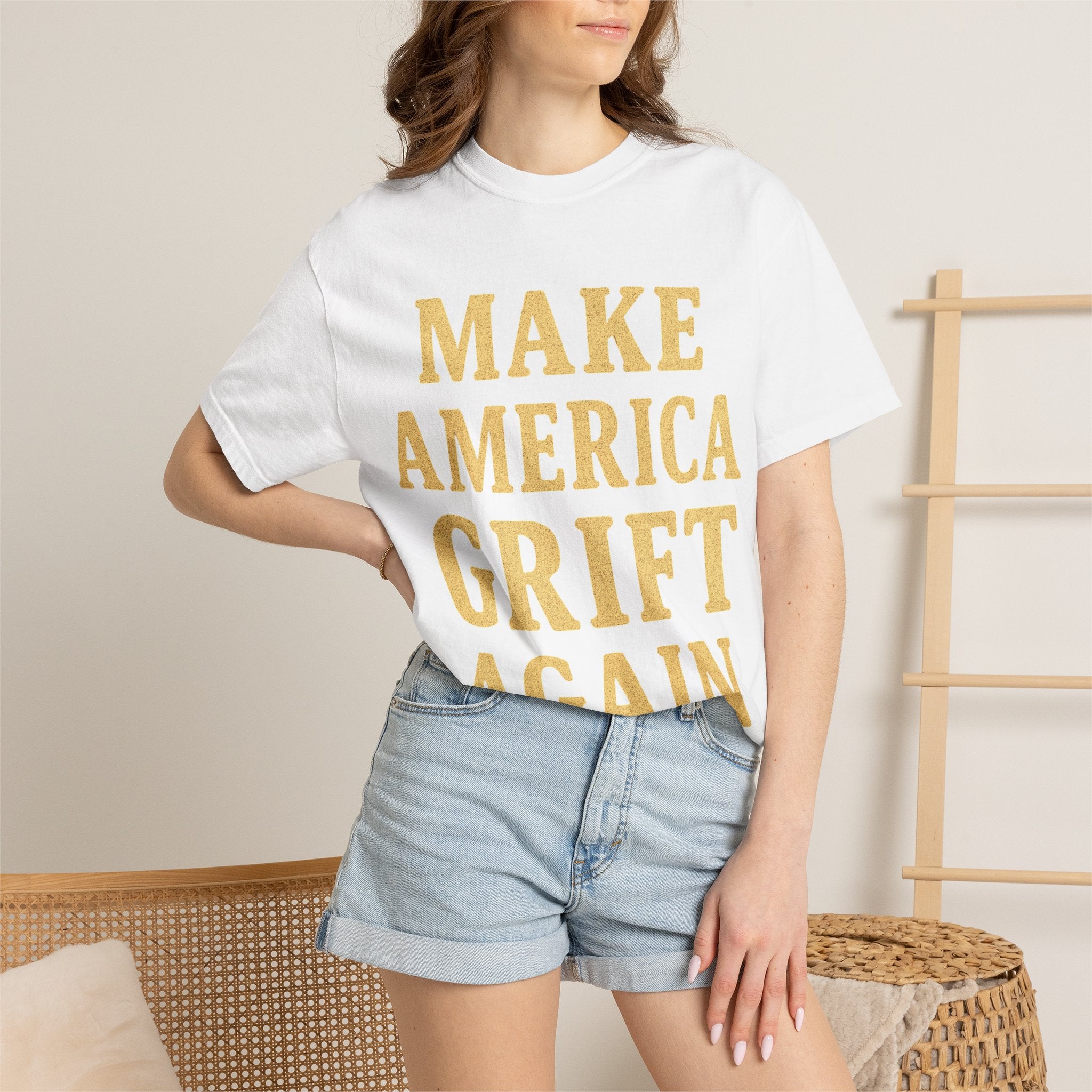"Make America Grift Again" Unisex Garment-Dyed T-shirt