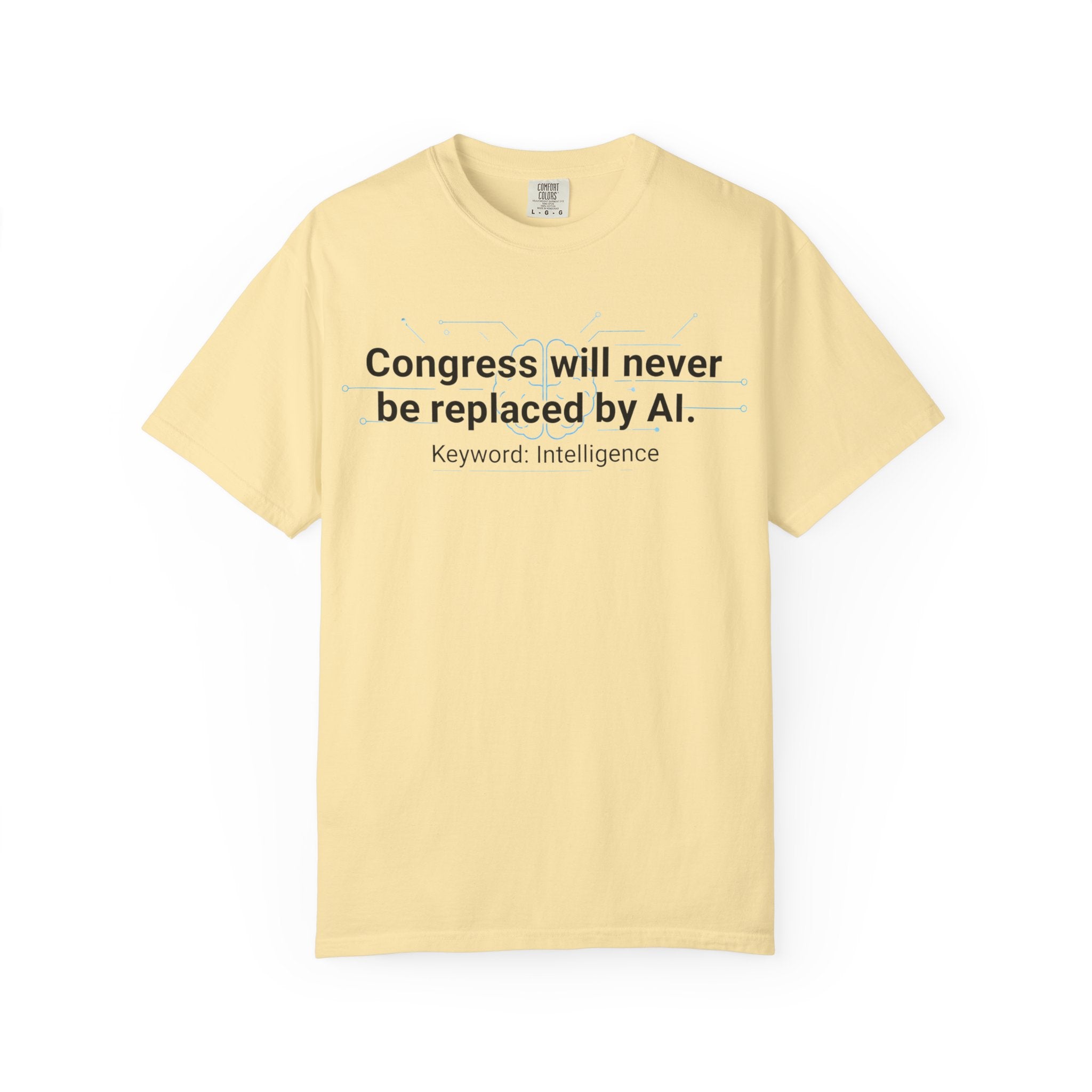 "Congress vs. AI T-Shirt" Unisex Garment-Dyed T-shirt