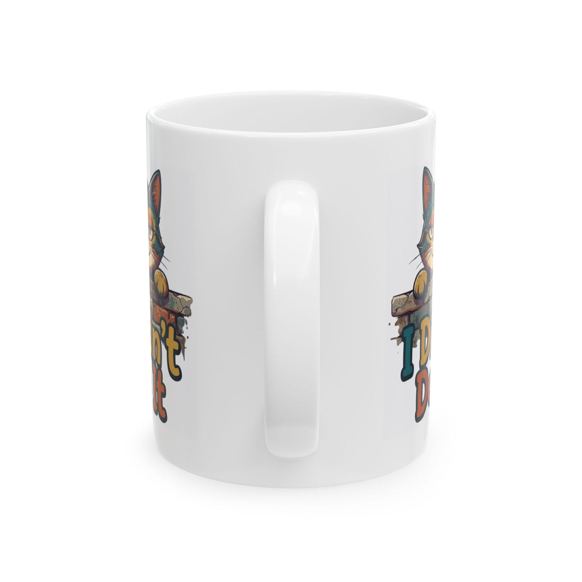 "I Didn't Do It" White Ceramic Mug