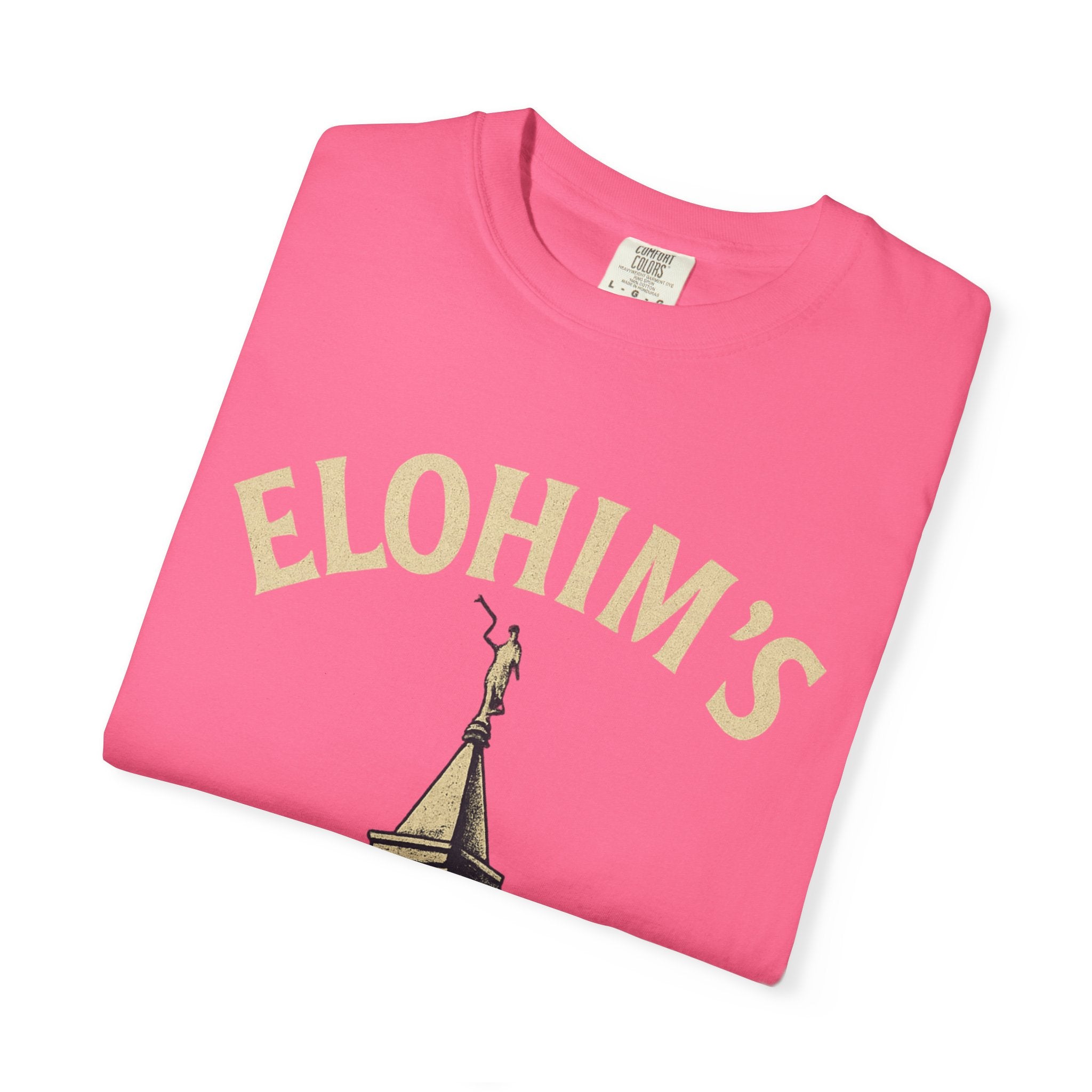 "Elohim's Favorite Apostate" Unisex Garment-Dyed T-shirt