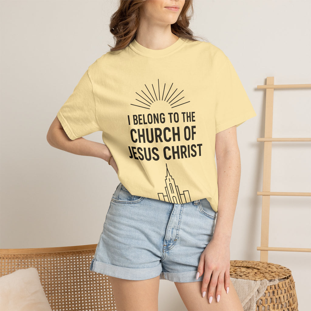 "I Belong" Unisex Garment-Dyed T-shirt