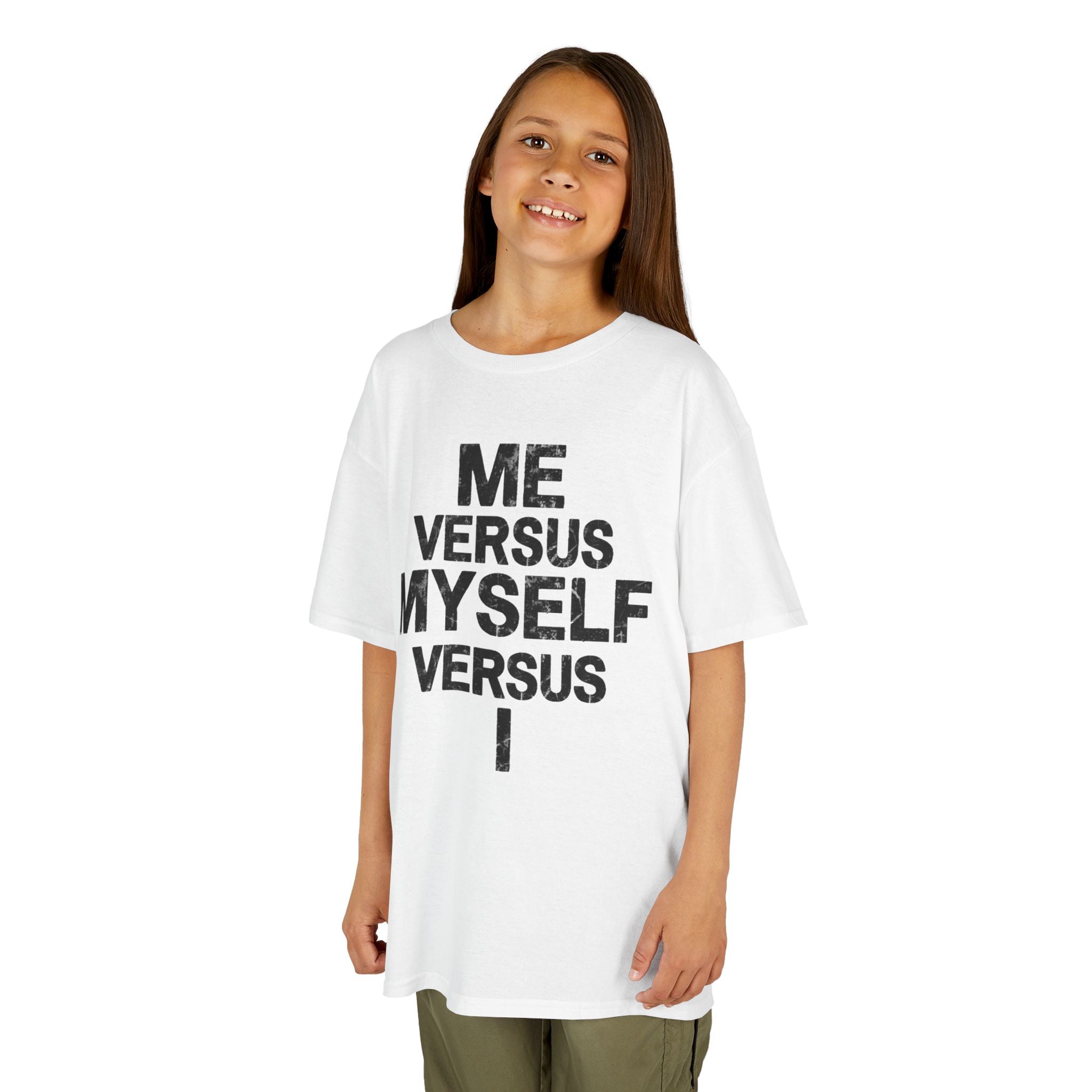 "Me vs Myself vs I" Kids Tee