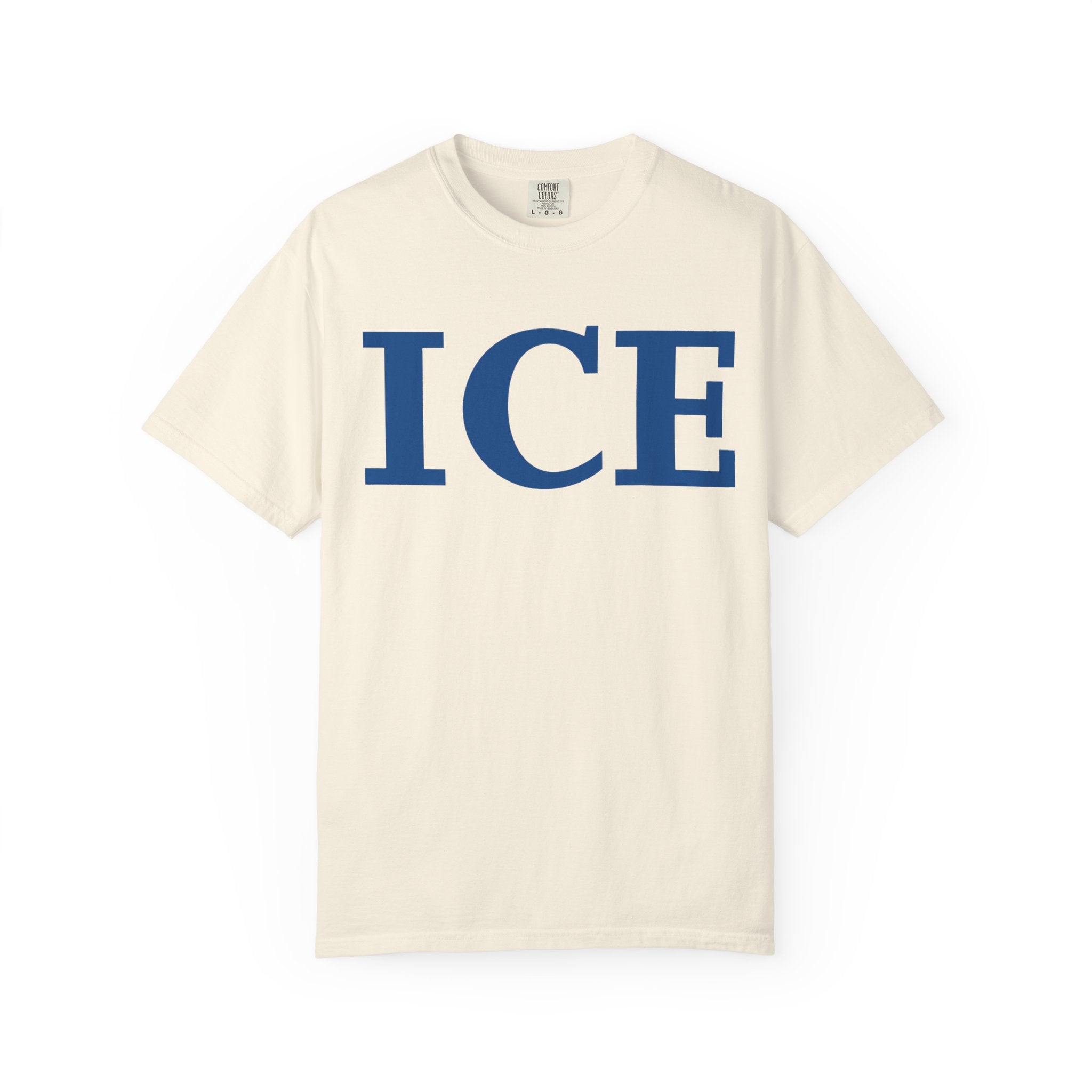 "ICE LOGO" Unisex Garment-Dyed T-shirt