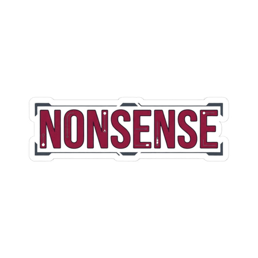 "Zero Tolerance Policy" Sticker