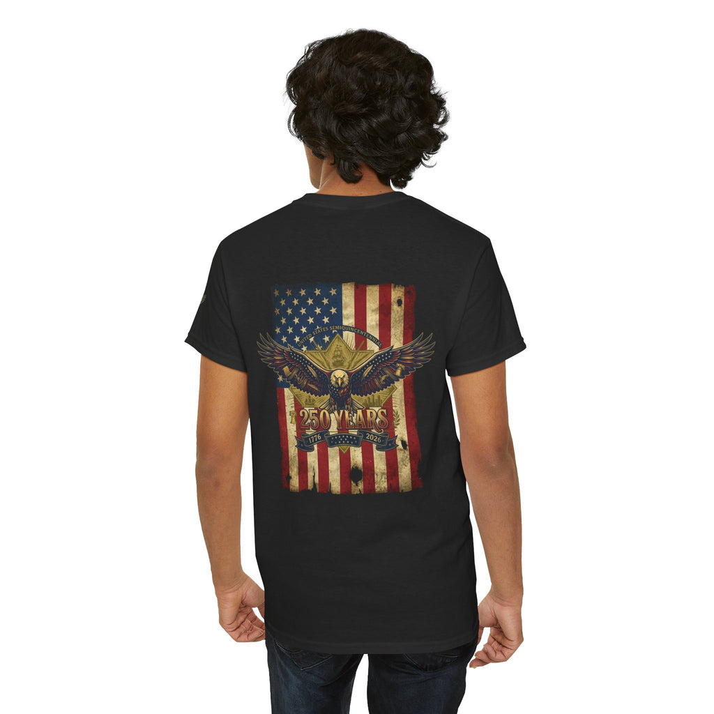 "Eagle and Flag 250 Years" Premium Graphic Tee