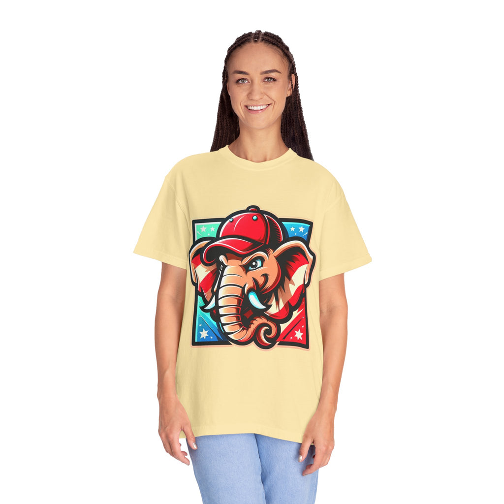 "The Patriot Elephant" Unisex Garment-Dyed T-shirt