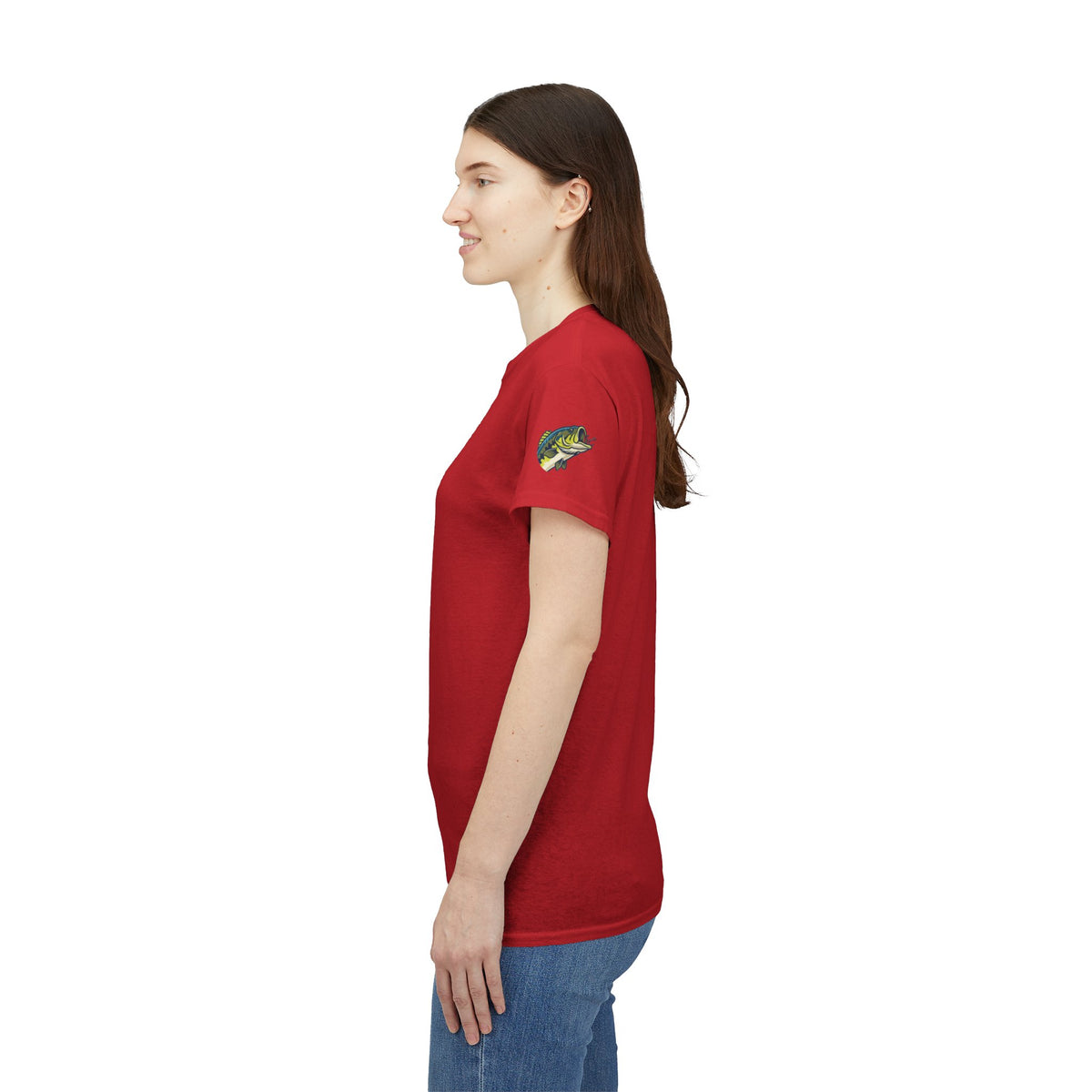 Color: Red | Jerk Until She Swallows Premium Graphic Tee
