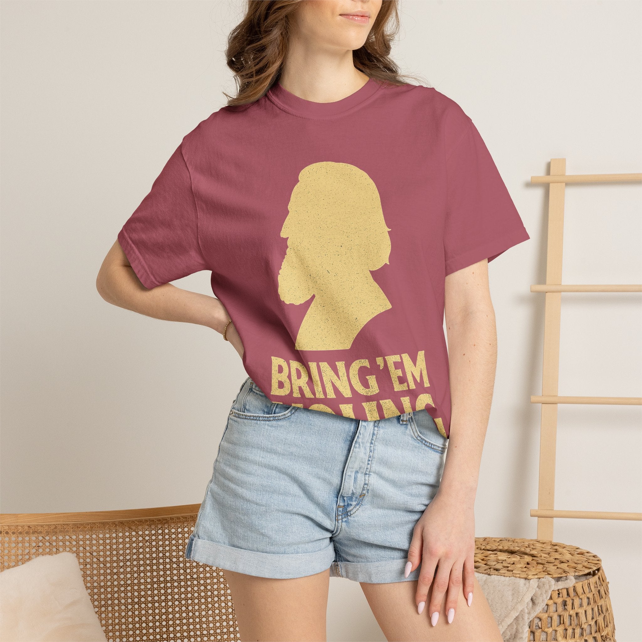 "Bring 'Em Young" Unisex Garment-Dyed T-shirt