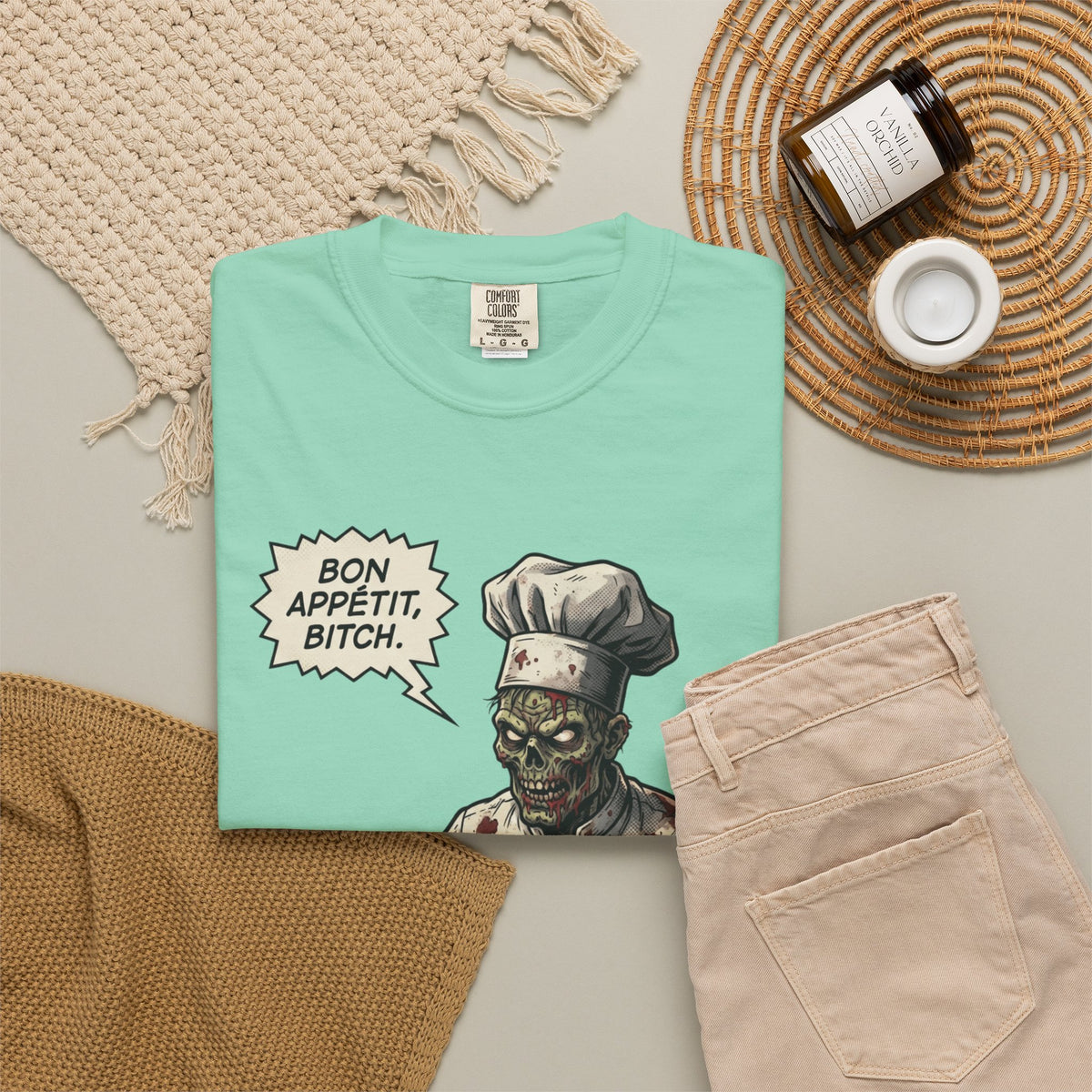 Bon Appetit Bitch Unisex Garment-Dyed Tee