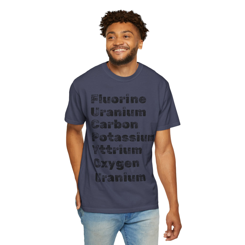 "Periodic Salt" Unisex Garment-Dyed T-shirt