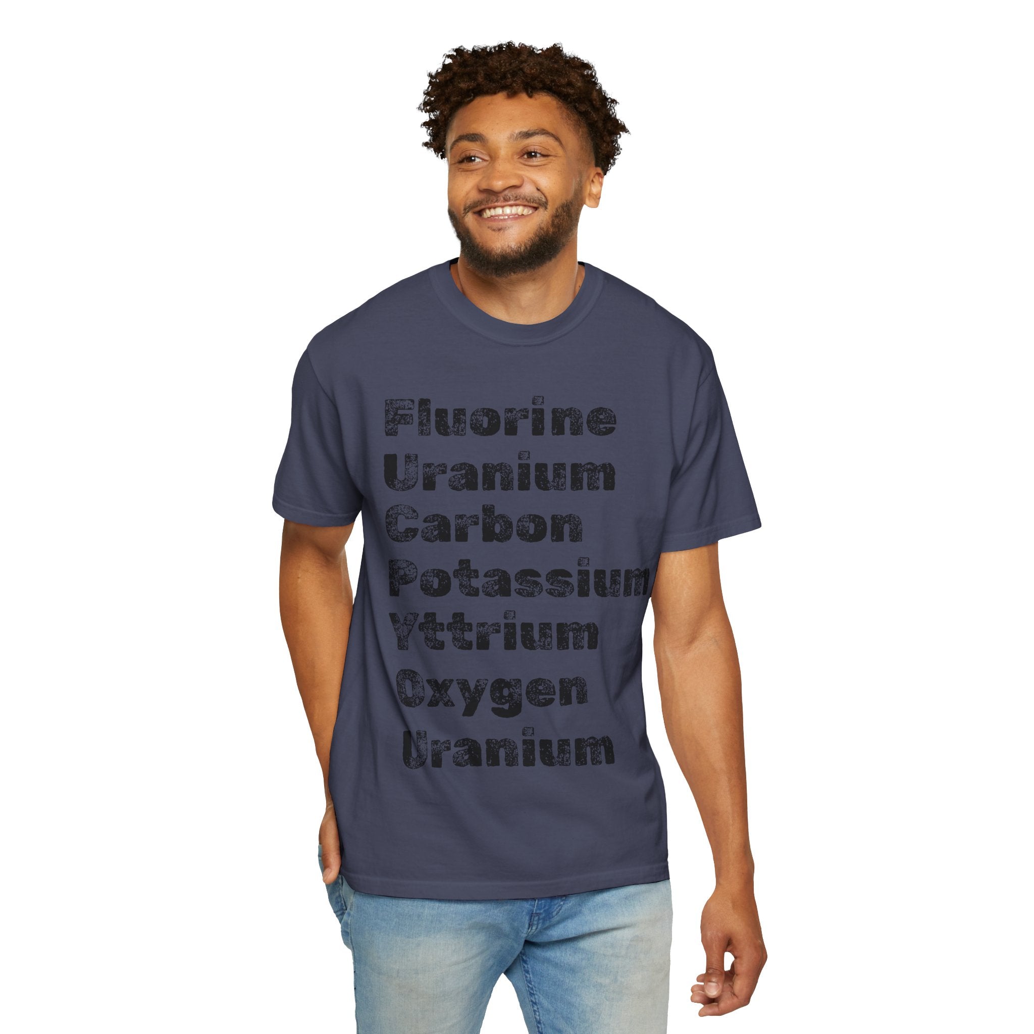 "Periodic Salt" Unisex Garment-Dyed T-shirt