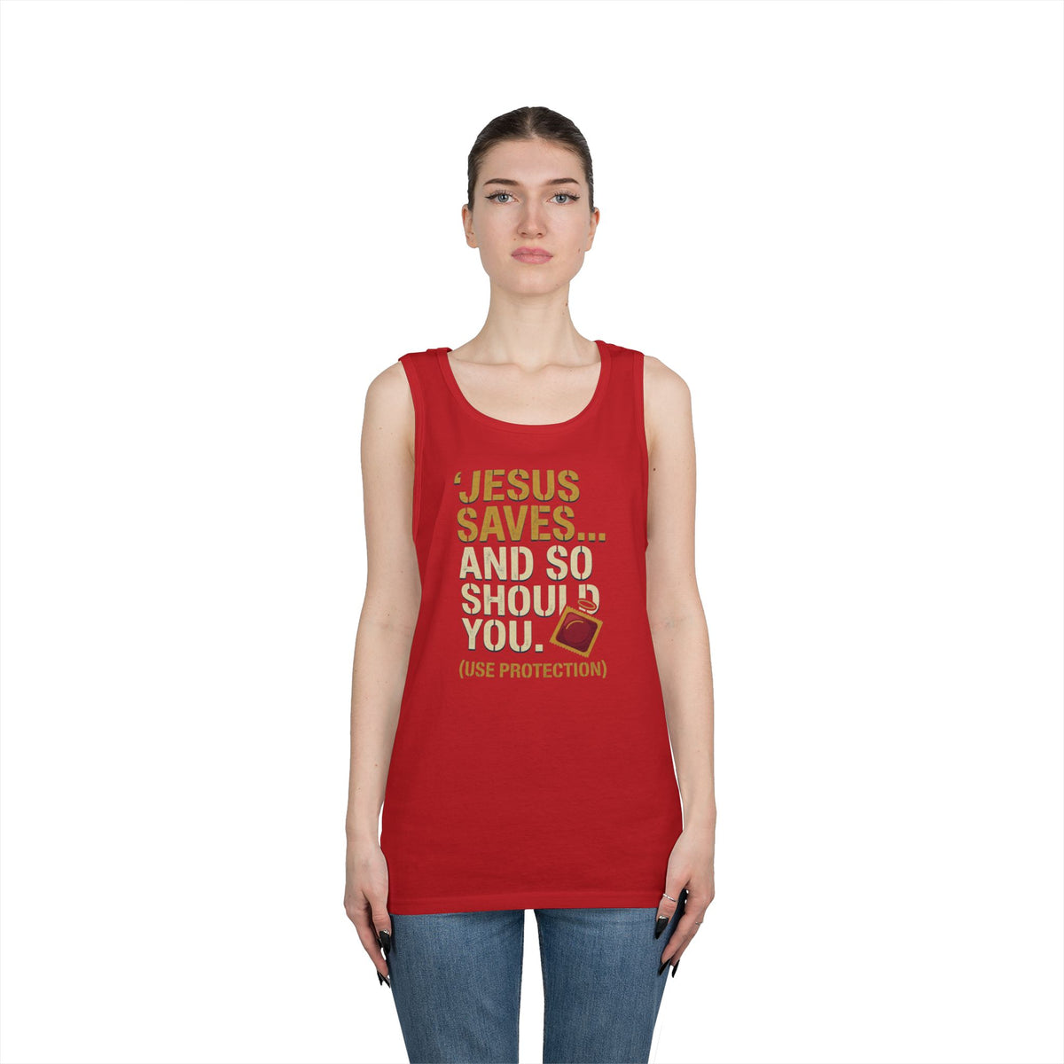 "Good Book Series Jesus Saves and So Should You" Tank Top