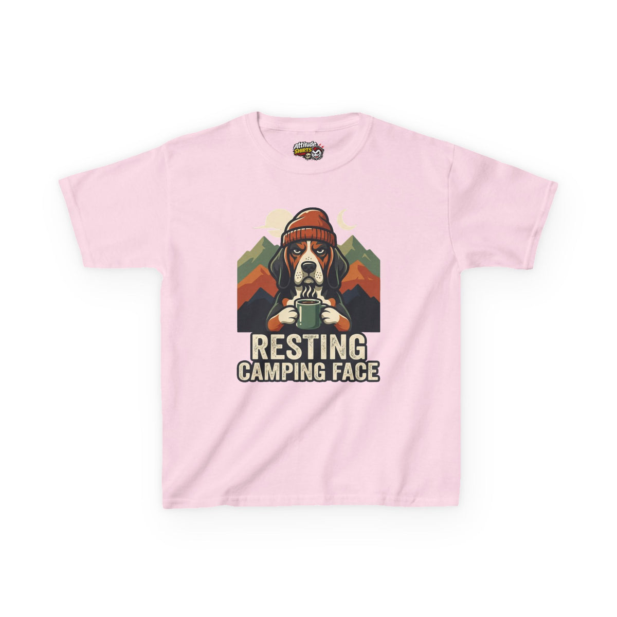 "Resting Camping Face" Kids Tee