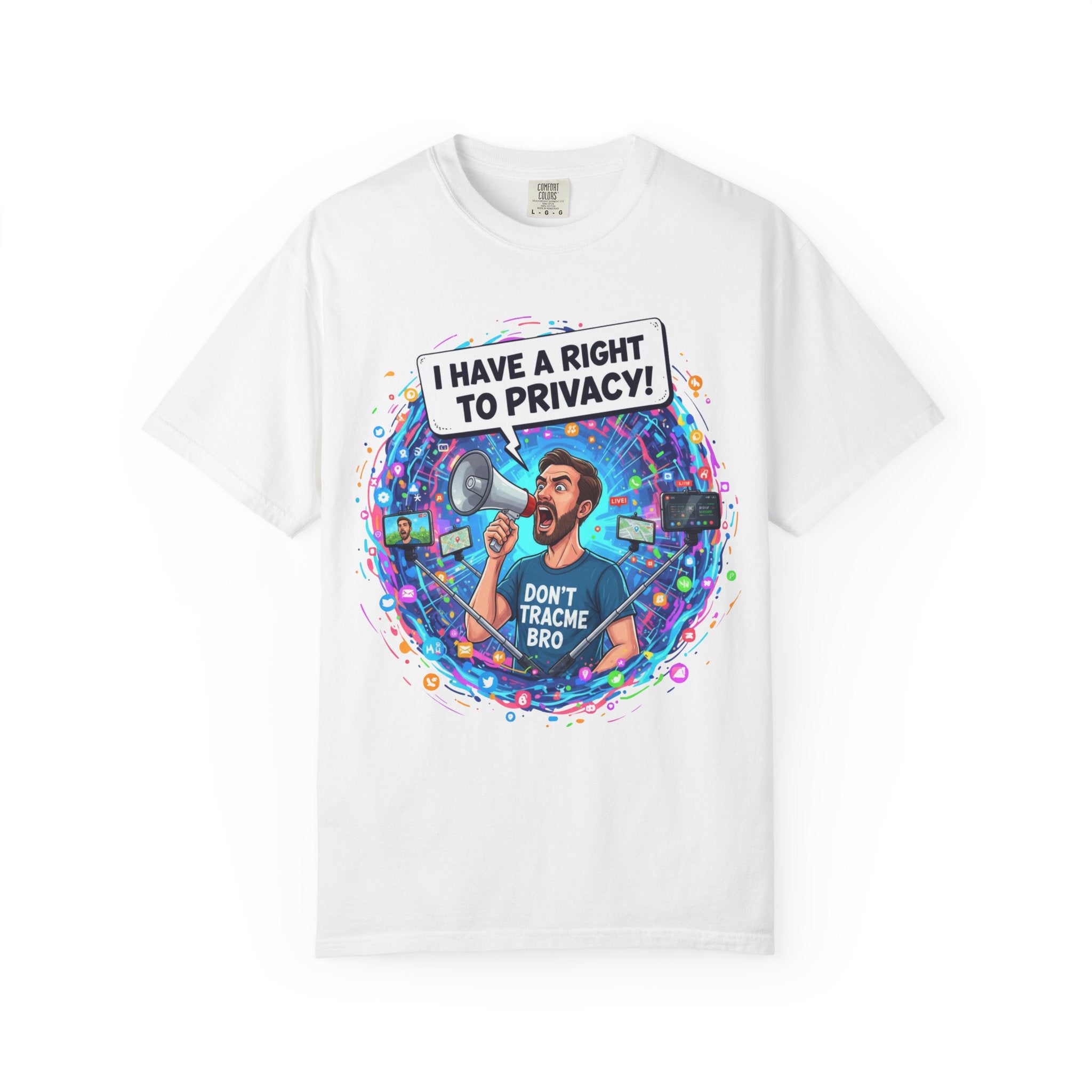 "The Right to Privacy"  Unisex Garment-Dyed T-shirt