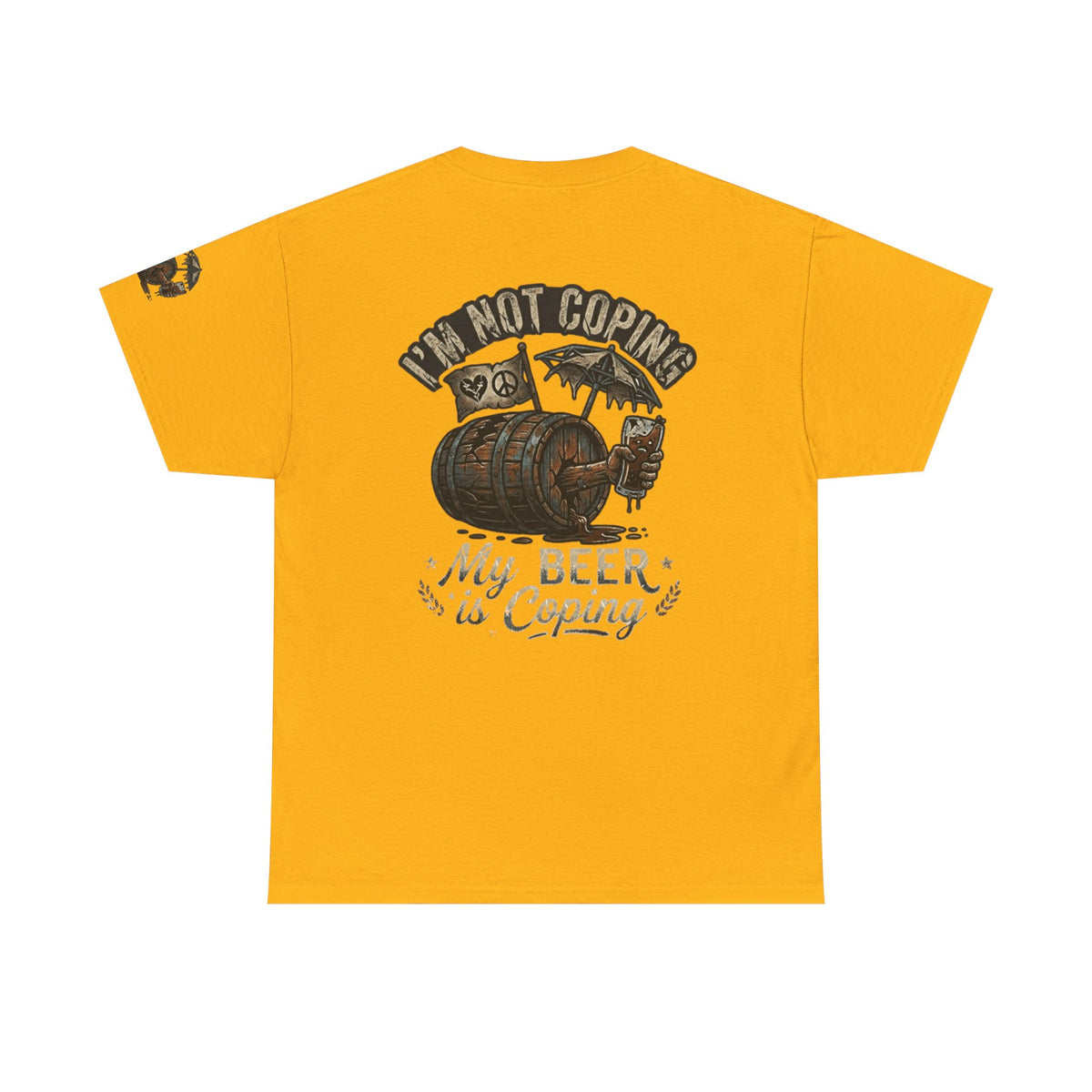 Color: Gold | Beer is Coping Premium Graphic Tee