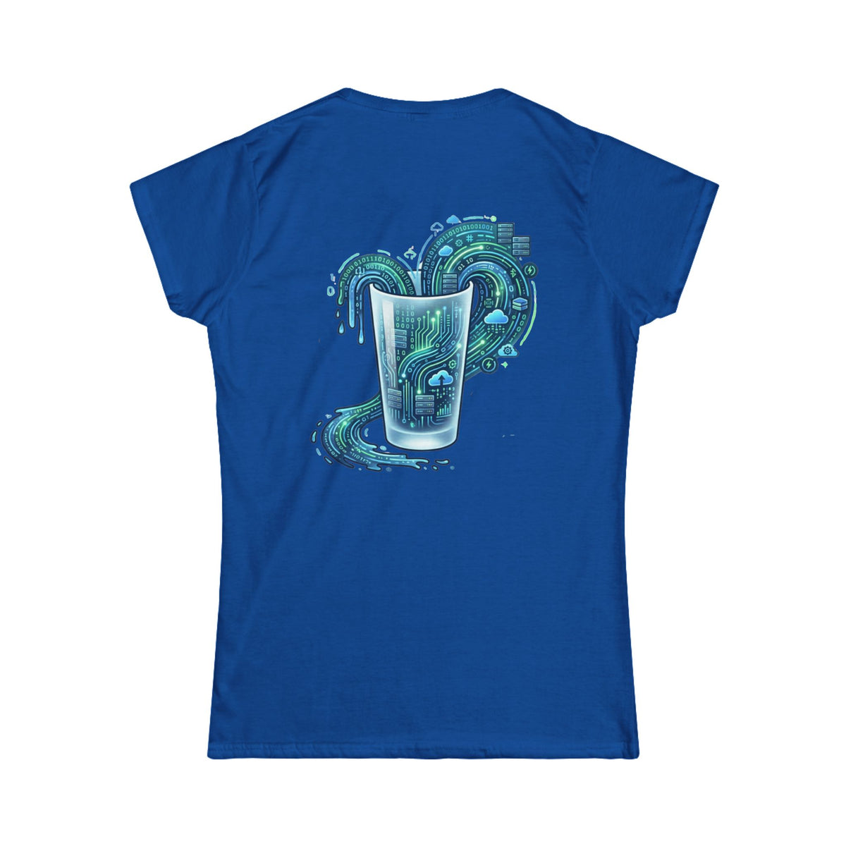 "Glass of Data" Women's Tee