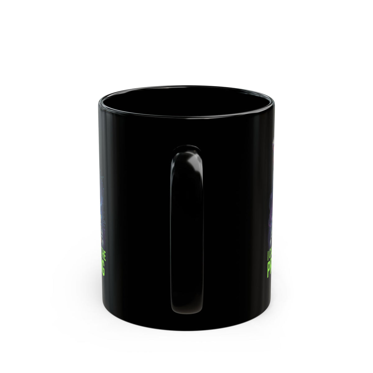 "I Came For the Probing" Black Ceramic Mug
