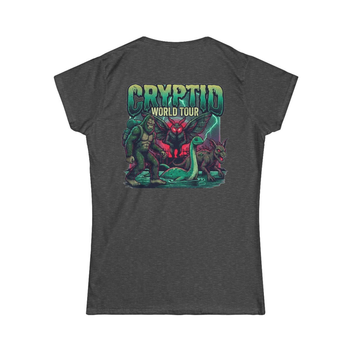 "Puzizia (Global-Cryptid Mashup) Cryptid World Tour" Women's Tee