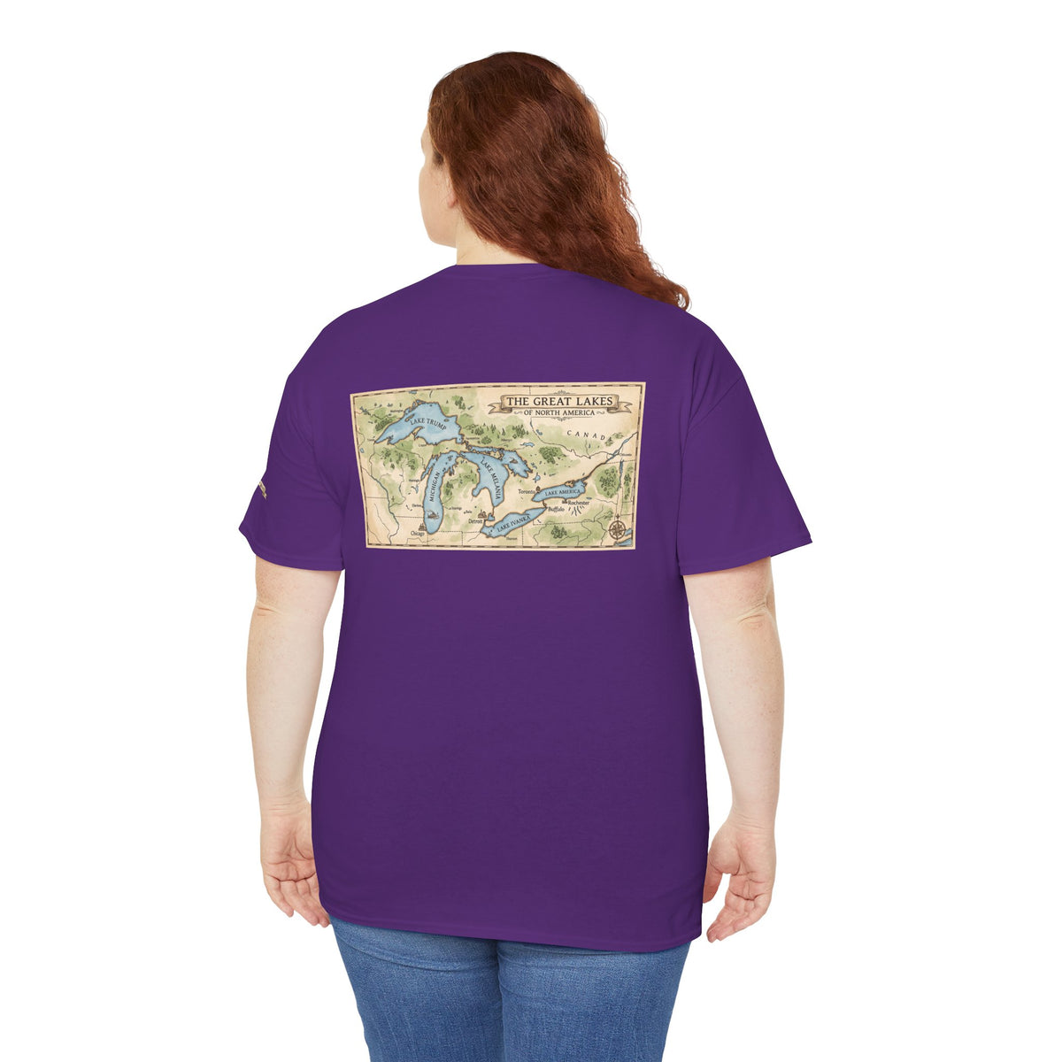 Color: Purple | 51st State Great Lakes Premium Graphic Tee
