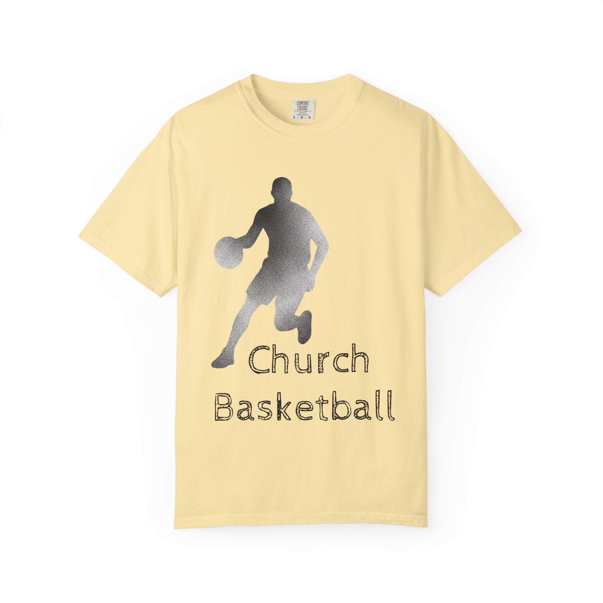 "Church Basketball: High Court" Unisex Garment-Dyed T-shirt