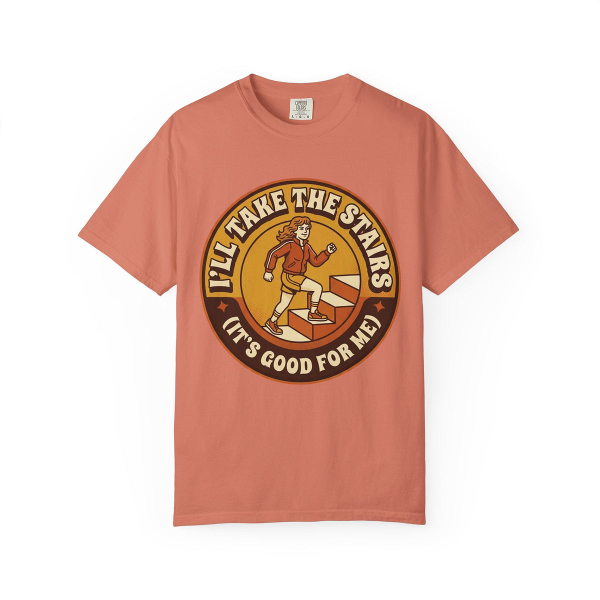 Color: Terracotta | It's Good For Me Unisex Garment-Dyed Tee