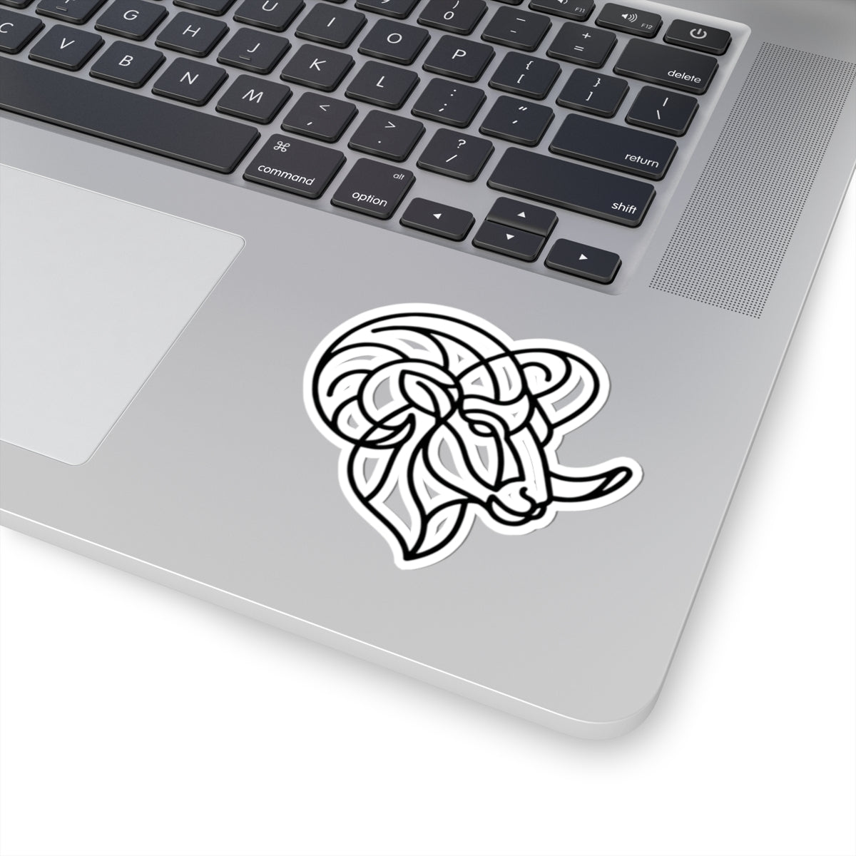 "Aries The Minimalist Ram" Sticker — Main