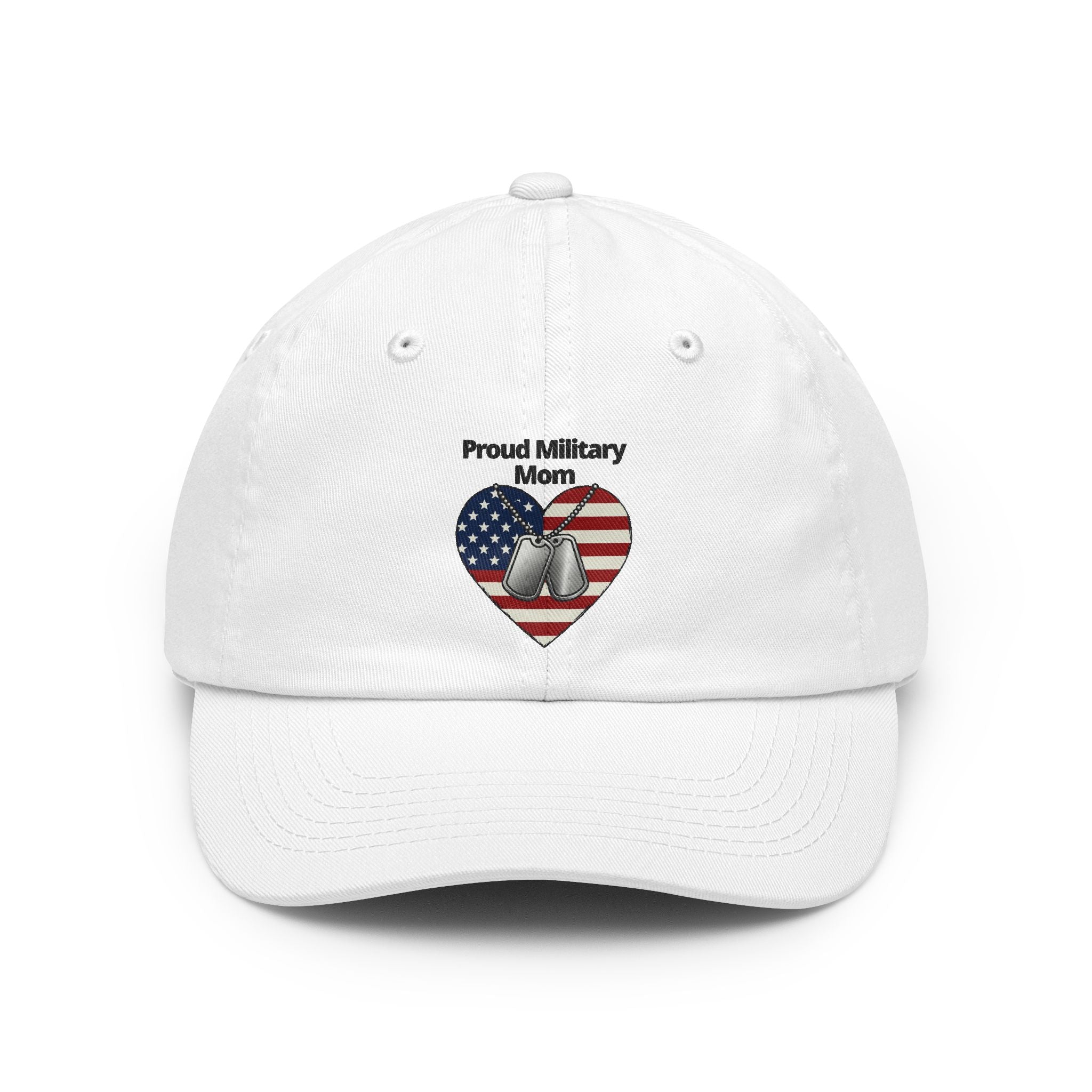 "Proud Military Mom" Dad Hat