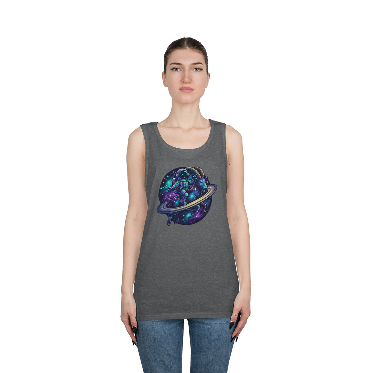 "Space Explorer Capricorn" Tank Top